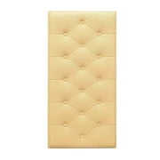 VOYOAO Anti-Collision Wall Padding,Upholstered Wall Panels Headboard, Peel and Stick 3D Wall Panel, Tatami Nursery Playroom Protection Wall Stickers,1Pcs